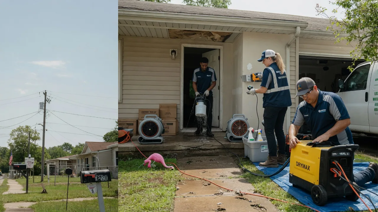 Storm Damage Water Removal in Edwardsville, KS near me